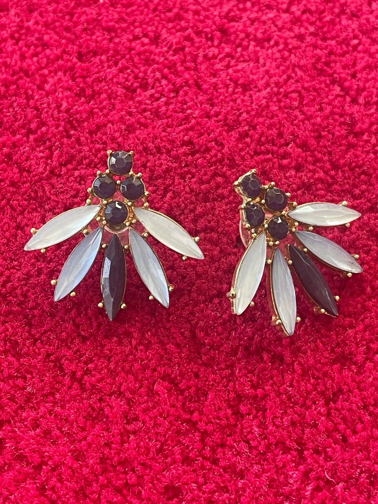 Boucles d’Oreilles Élégantes avec Pierres Multicolores